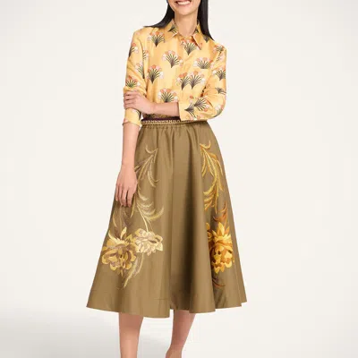 La Doublej Ballerina Skirt In Green