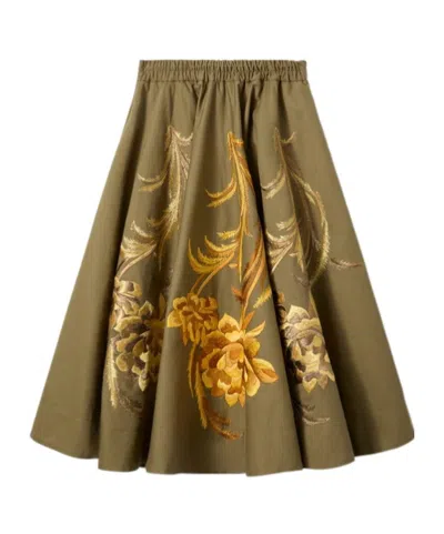 La Doublej Ballerina Skirt In Green