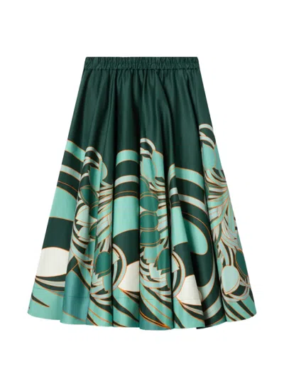 La Doublej Ballerina Skirt In Green