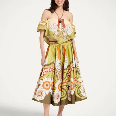 La Doublej Ballerina Skirt In Pattern