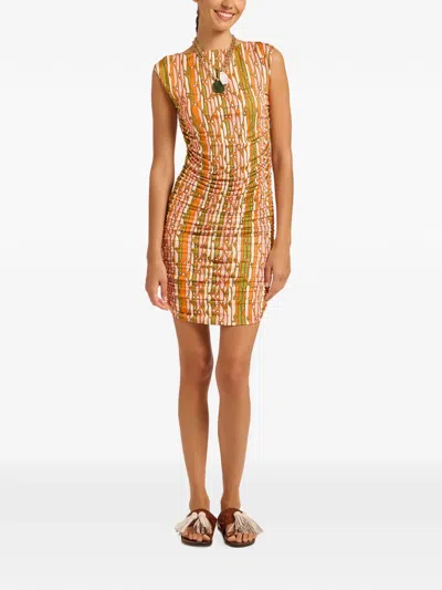 La Doublej Bandage Mini Dress In Multi