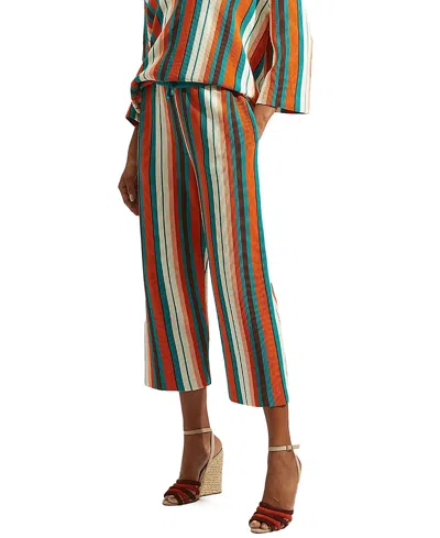La Doublej Bay Drawstring Pants In Multicolor Rosso