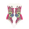 La Doublej Floral Print Swimsuit