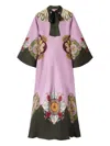 La Doublej Magnifico Dress Nucleus Placee Dusty Pink In Pink