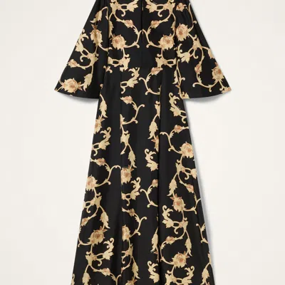 La Doublej Belle Kaftan In Animal Print