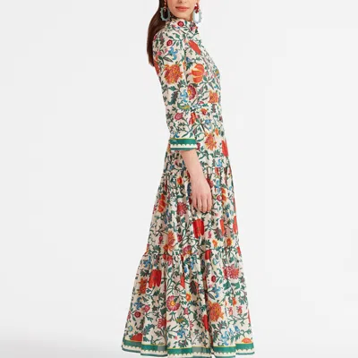 La Doublej Bellini Dress In Dragonflower Mini Multicolor
