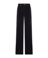 La Doublej Belt Loop Casual Pants In Black