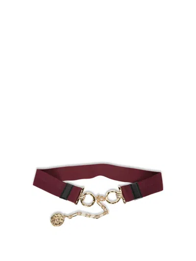 La Doublej Belts In Burgundy