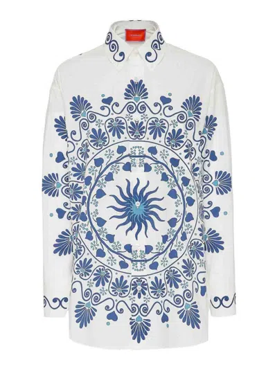 La Doublej La Double J Woman Shirt White Size M Cotton In Olympus Placée Cream