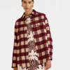 La Doublej Better Than Your Boyfriend's Jacket Checkers In Checkers Burgundy