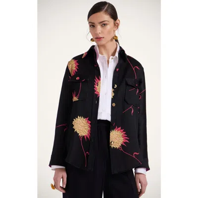 La Doublej Better Than Your Boyfriend's Jacket Derby Jacquard Black