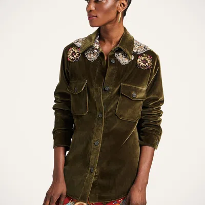 La Doublej Better Than Your Boyfriend's Jacket In Green