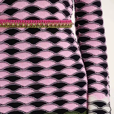 La Doublej Better Together Belt In Bicolor Pink & Green
