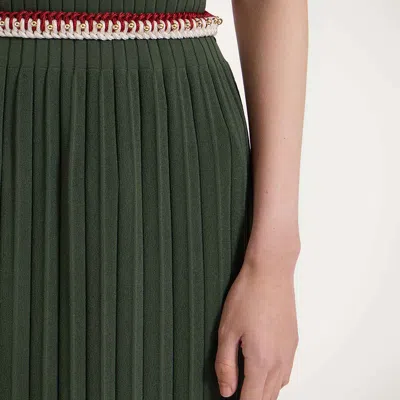 La Doublej Better Together Belt In Bicolor Red & Ivory