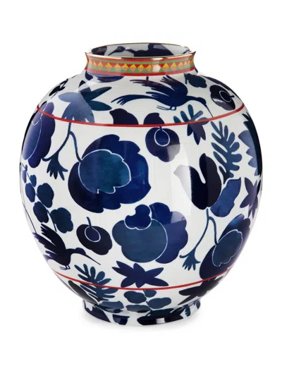 La Doublej Big Bubble Vase In Blue