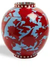 La Doublej Big Bubble Vase In Rot