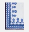 La Doublej Big Pineapple Blu Medium Tablecloth In Big Pineapple Blu (pla)