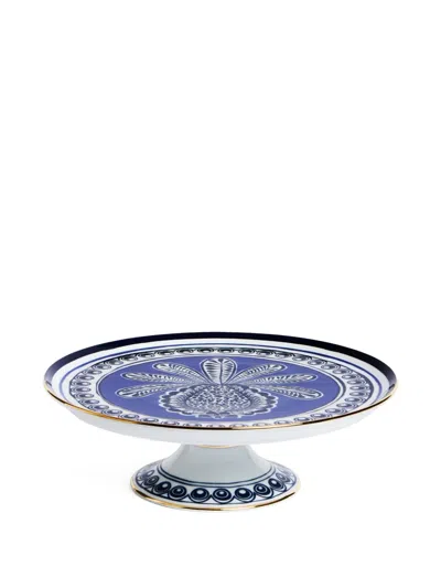 LA DOUBLEJ BIG PINEAPPLE-PRINT CAKE STAND (30CM)