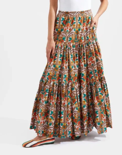 La Doublej Big Skirt In Corte White Rust