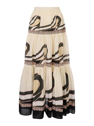 La Doublej Big Skirt In Multi