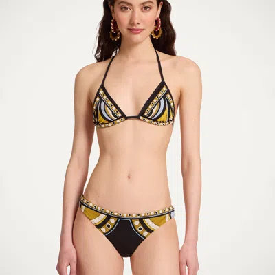 La Doublej Bikini Top In Black