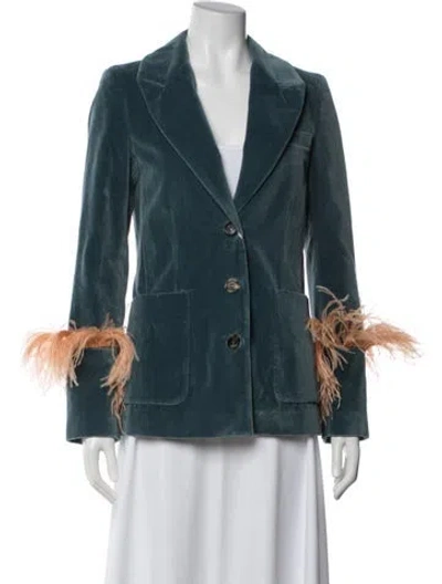 Pre-owned La Doublej Blazer W/ Tags In Blue