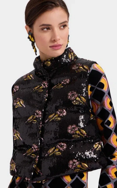 La Doublej Bonbon Puffer Vest In Brown