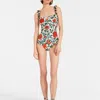 La Doublej Boop One-piece Swimsuit In Dragonflower Mini In Dragonflower Mini Multicolor