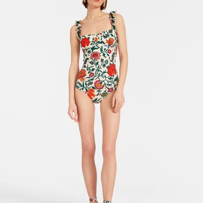 La Doublej Boop Swimsuit In Dragonflower Mini Multicolor