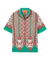 La Doublej Geometric-print Patterned Shirt In Multi