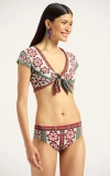 La Doublej Boy Brief  Pagoda Placée Rust In Multi