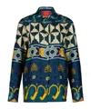 La Doublej Silk Boy Shirt In Multicolor