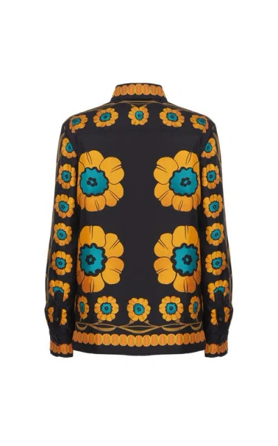La Doublej Boy Shirt Daisychain Placée Orange