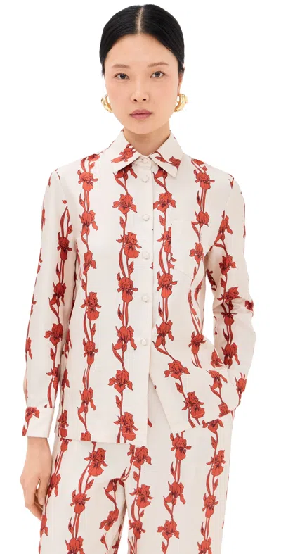 LA DOUBLEJ BOY SHIRT DARK ORANGE