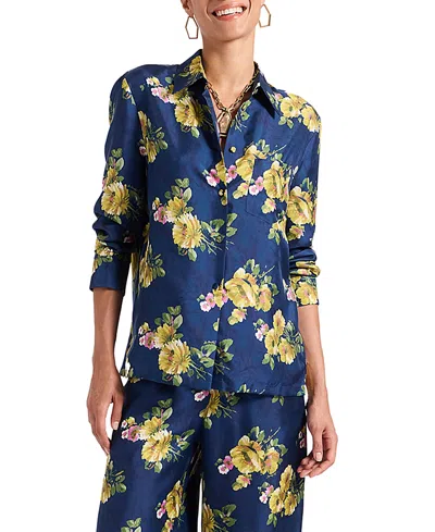 La Doublej Boy Shirt Riptide Midnight Blue