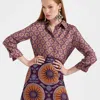 La Doublej Boy Shirt In Sovereign Mini Purple