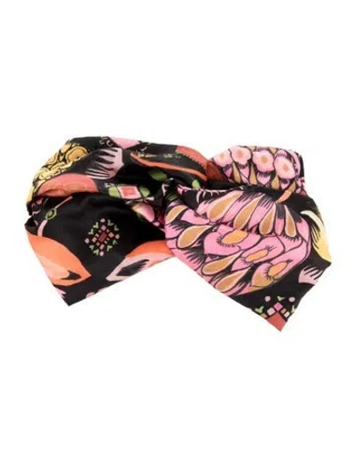 Pre-owned La Doublej Braided Headband In Pink