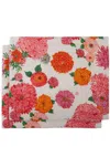 La Doublej Bright Blooms Placemats (set Of Two) In Pink