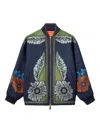 La Doublej Brooklyn Bomber Jacket In Multi