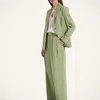 La Doublej Brooklyn Pants In Solid Green