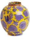 La Doublej Wildbird Medium Porcelain Vase In Purple