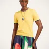La Doublej Busy-bee Tee In Yellow