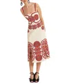 La Doublej Buy Me A Martini Dress In Medallion Placee Cream