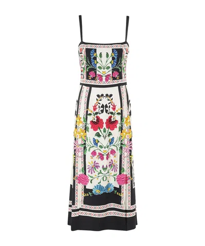 La Doublej Buy Me A Martini Floral-print Dress In Multi