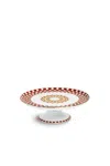 La Doublej Apollo Porcelain Cake Stand In Multi