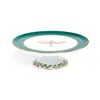 La Doublej Libellula Cake Stand In Libellula Green