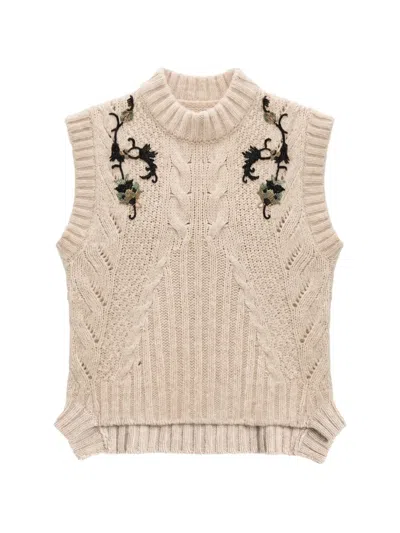 La Doublej Cameo Vest In 뉴트럴