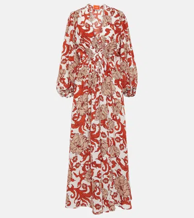LA DOUBLEJ CAMERINO SILK CRÊPE DE CHINE MAXI DRESS