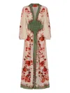 La Doublej Camerino Silk Maxi Dress