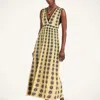 La Doublej La Double J Caper Floral-intarsia Knit Midi Dress In Multi